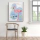 Flamingo Canvas Tablo 