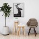 Geyikli Modern Canvas Tablo 