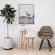 Geyikli Modern Canvas Tablo 