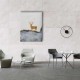 Geyikli Modern Canvas Tablo 