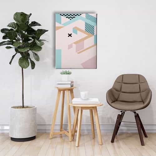 Soyut Canvas Tablo 