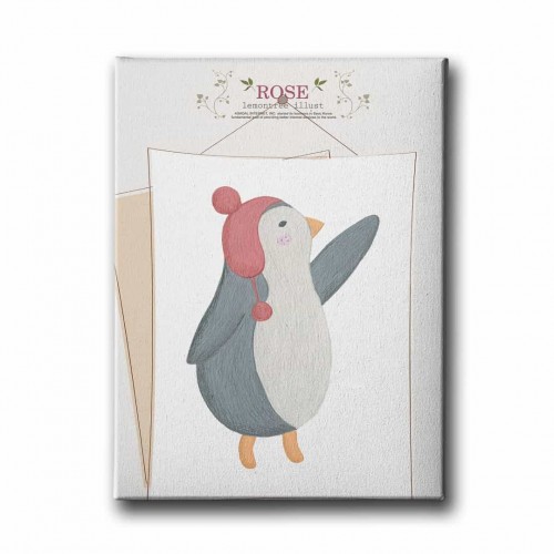 Penguen Canvas Tablo 