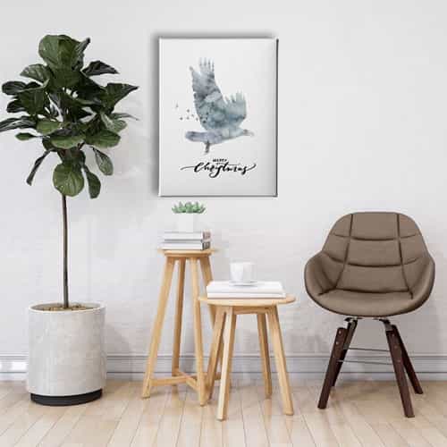 Merry Chrismas Canvas Tablo 
