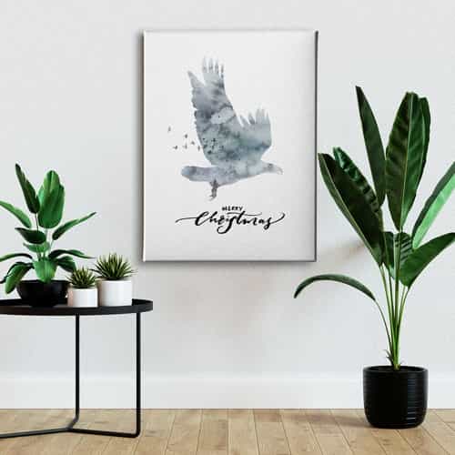 Merry Chrismas Canvas Tablo 