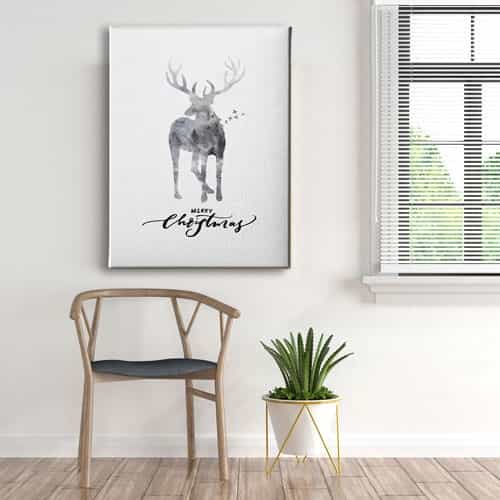 Merry Chrismas Canvas Tablo 