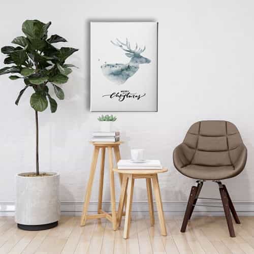 Merry Chrismas Canvas Tablo 