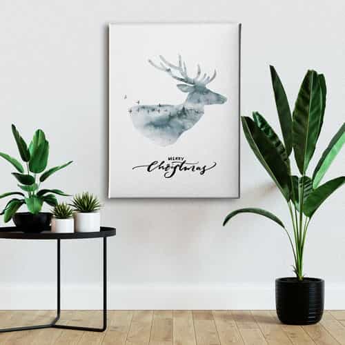Merry Chrismas Canvas Tablo 