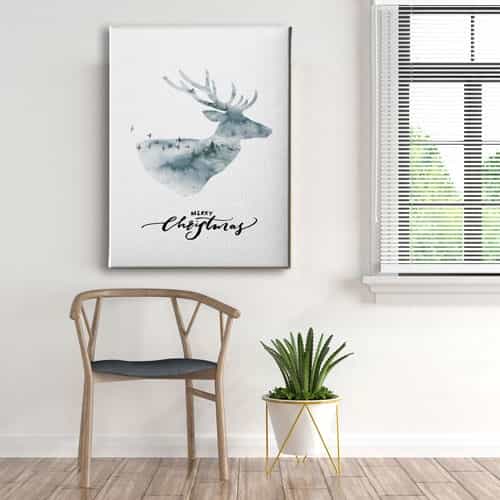 Merry Chrismas Canvas Tablo 