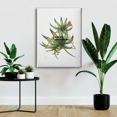 Fresh Happy Every Day Canvas Tablo 