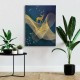 Golden Geyik Canvas Tablo 
