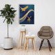 Golden Geyik Kartal Canvas Tablo 