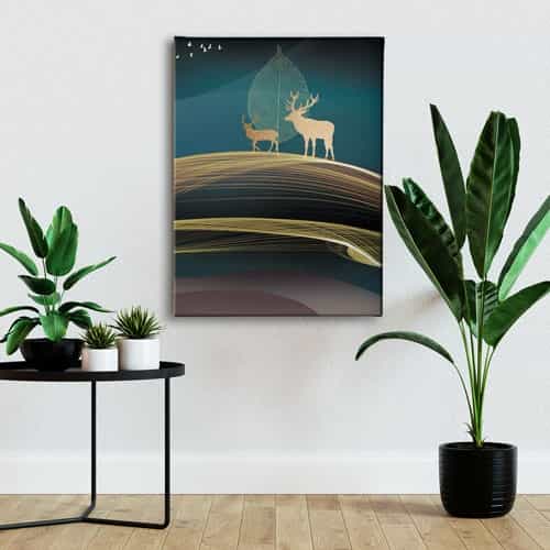 Geyik Canvas Tablo 