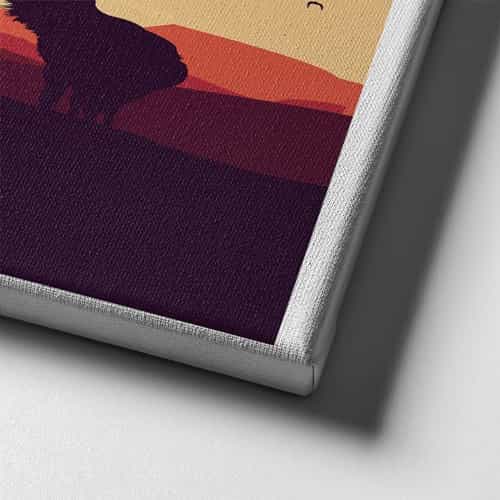 Geyik Canvas Tablo 