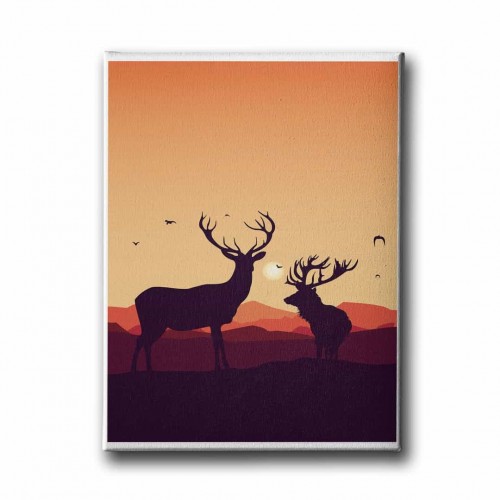 Geyik Canvas Tablo 