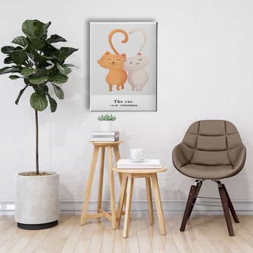 The  Cat Canvas Tablo 