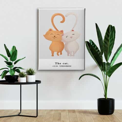 The  Cat Canvas Tablo 