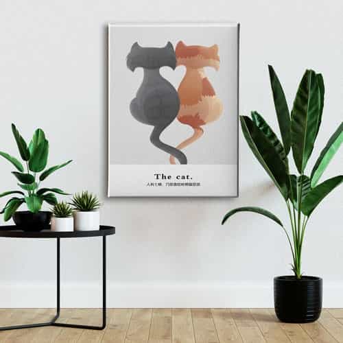 The  Cat Canvas Tablo 