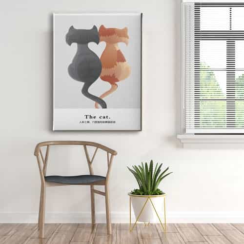 The  Cat Canvas Tablo 