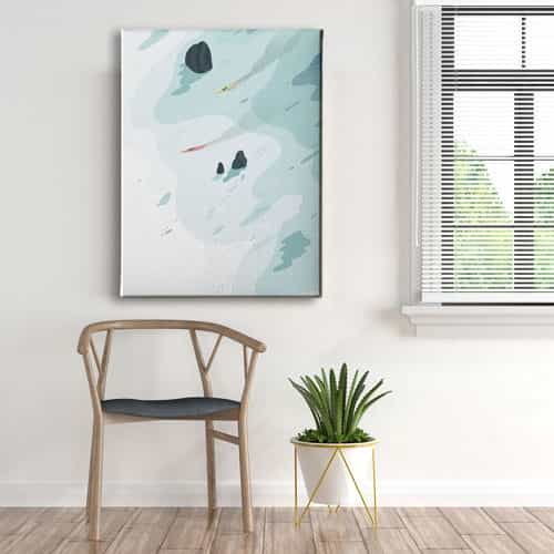 Soyut Canvas Tablo 