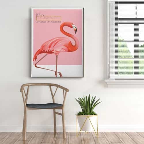 Flamingo Canvas Tablo 