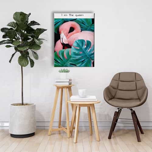 Flamingo Canvas Tablo 