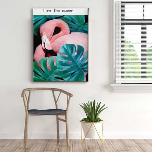 Flamingo Canvas Tablo 