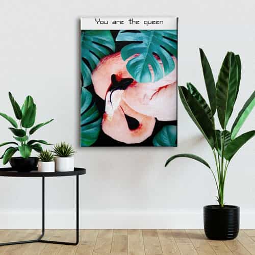 Flamingo Canvas Tablo 