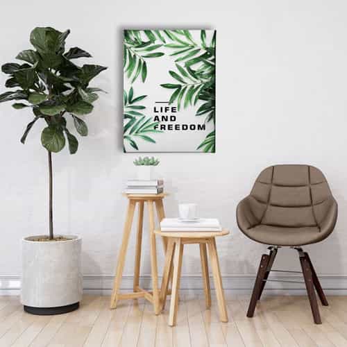 Life And Freedom Canvas Tablo 