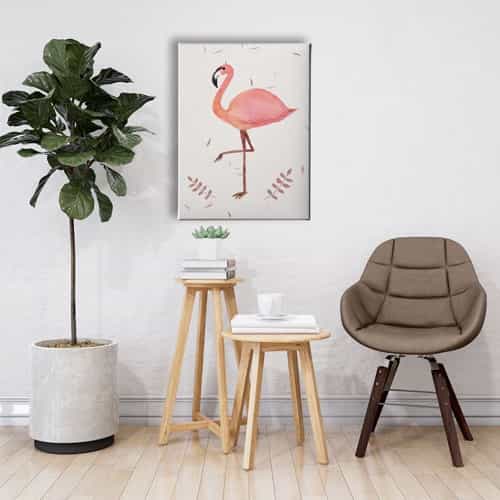 Flamingo Canvas Tablo 
