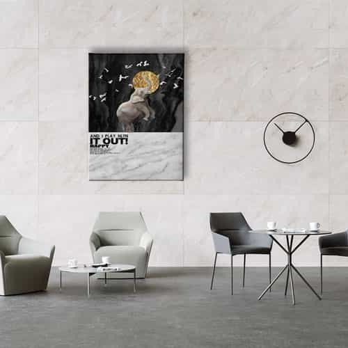 Geyikli Canvas Tablo 