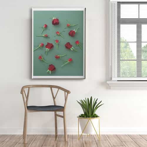 Gül Canvas Tablo 