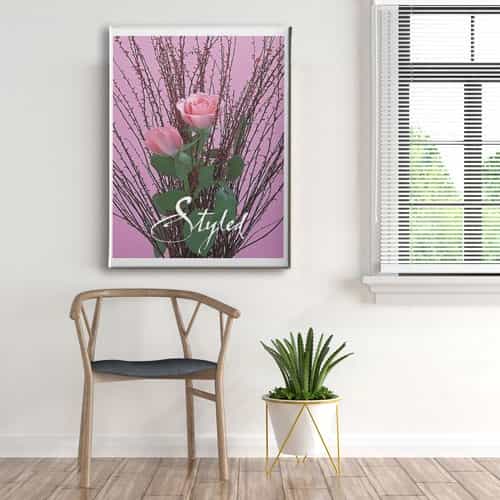 Gül Canvas Tablo 