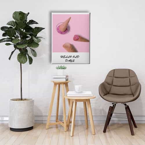Hello Old Days Canvas Tablo 