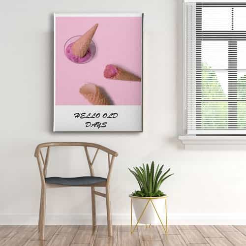 Hello Old Days Canvas Tablo 