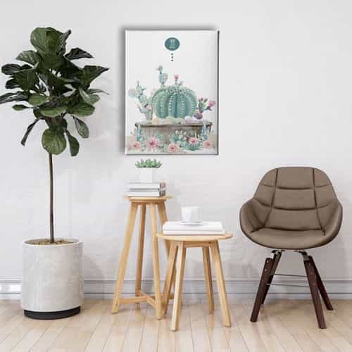 Kaktüs Canvas Tablo 