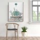Kaktüs Canvas Tablo 