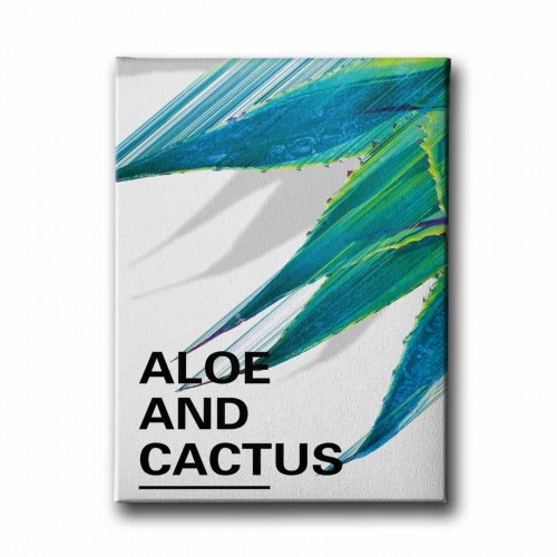 Aloe And Cactüs Canvas Tablo  Aloe And Cactüs Canvas Tablo