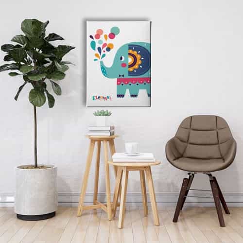 Elephant  Canvas Tablo 