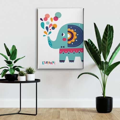 Elephant  Canvas Tablo 