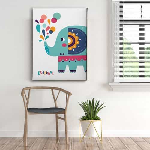 Elephant  Canvas Tablo 