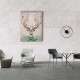 Geyikli Canvas Tablo 