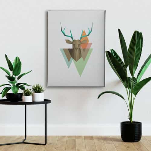 Geyik Canvas Tablo 