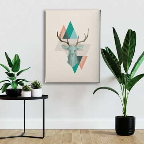 Geyik Canvas Tablo 