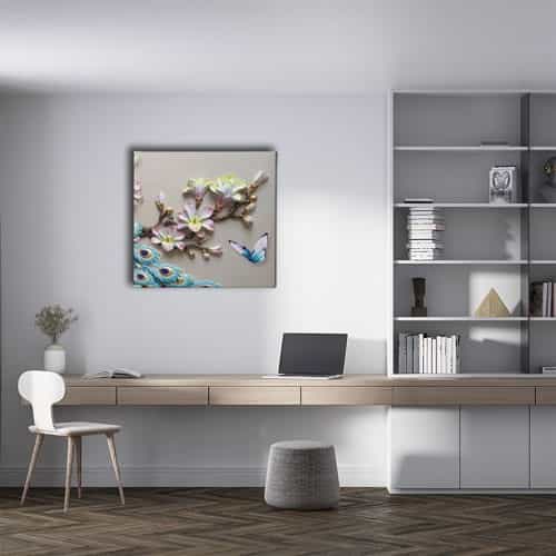 Çiçek Canvas Tablo 