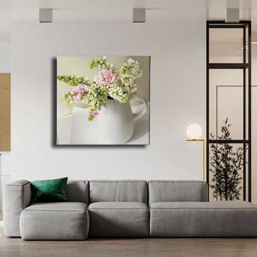 Çiçek Canvas Tablo 
