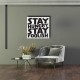Stay Hungry Stay Foolısh Canvas Tablo 