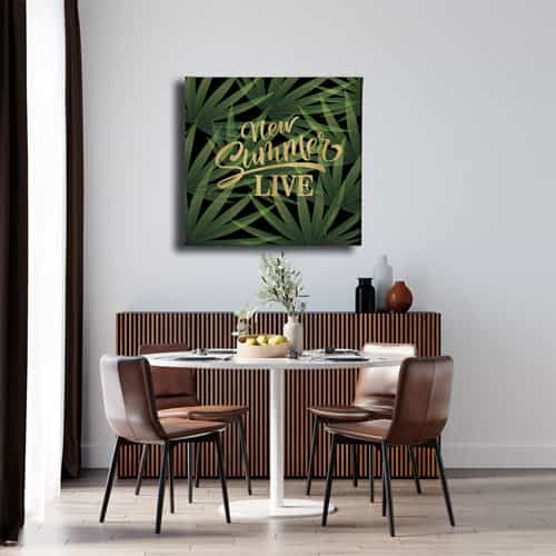New Summer Live Canvas Tablo 