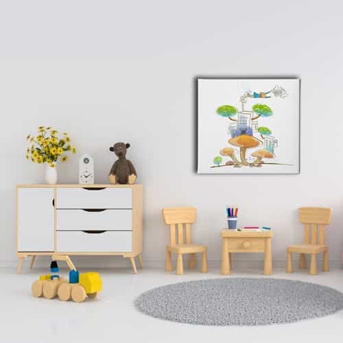 Çocuk Rüyası Kanvas Tablo