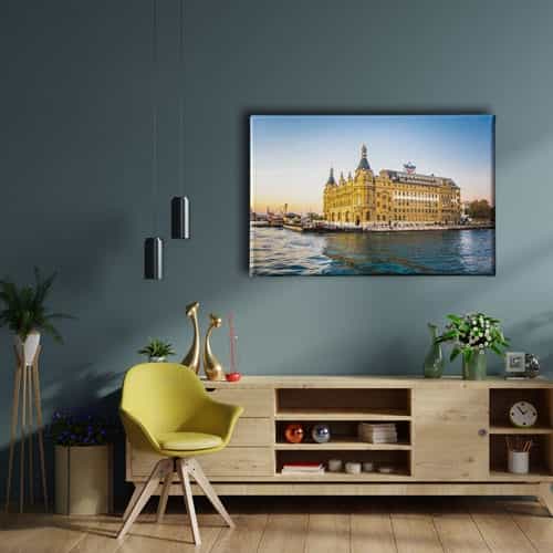 İstanbul Haydarpaşa Kanvas Tablo 