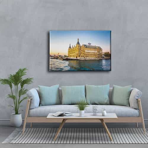 İstanbul Haydarpaşa Kanvas Tablo 